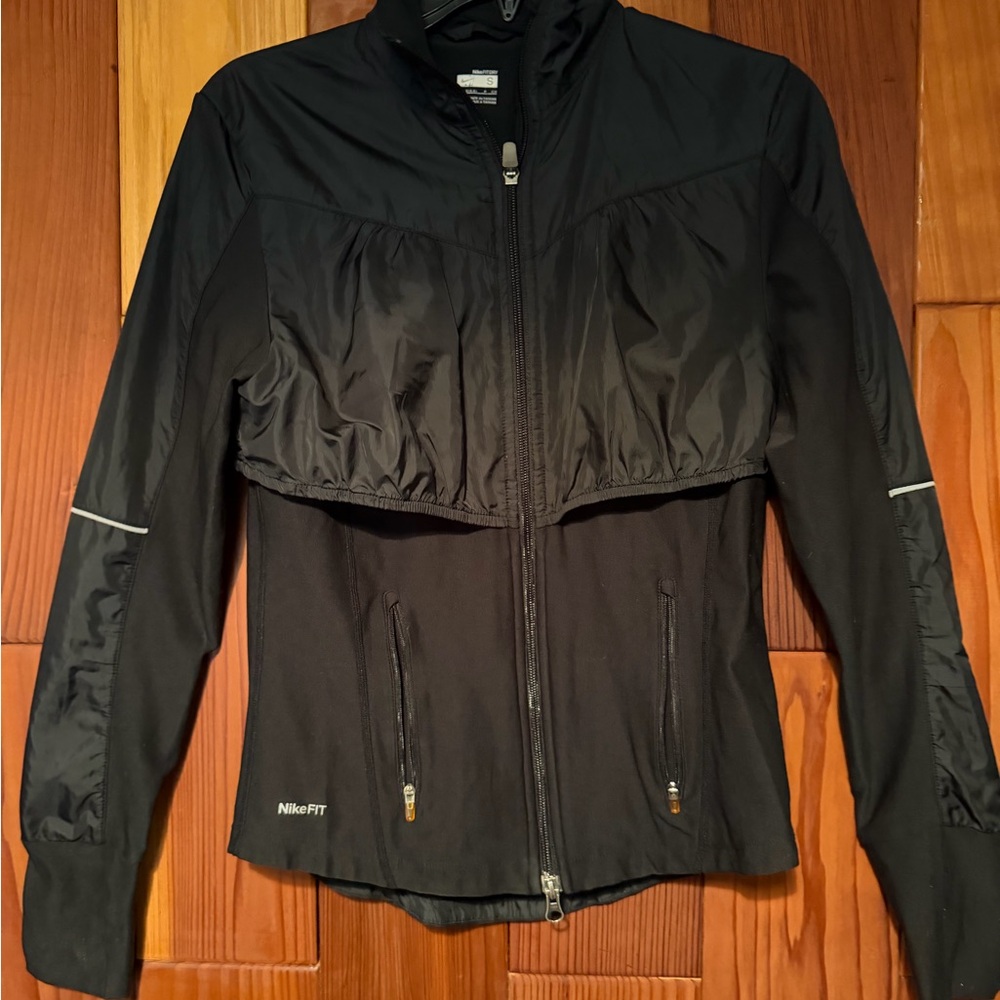 Nike Women's Black Fit Dry running Jacket
